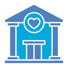 Non Profit Organization Glyph Two Color Icon