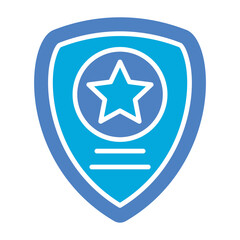 Protection Glyph Two Color Icon