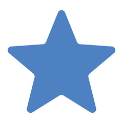 Star Glyph Two Color Icon
