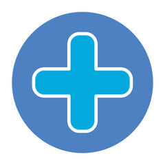 Obraz premium Plus Glyph Two Color Icon