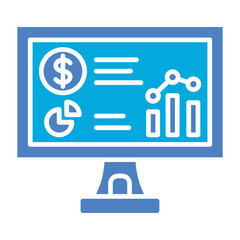 Analytic Glyph Two Color Icon