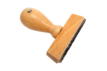 Holzstempel ohne Aufschrift