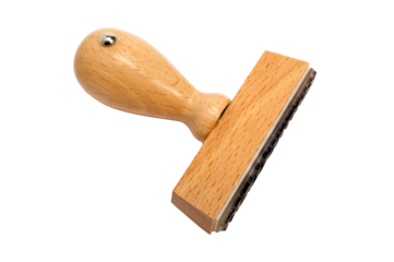 Holzstempel ohne Aufschrift