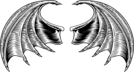 Bat or Dragon Wings