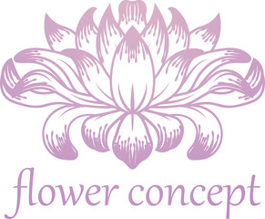 Flower Floral Abstract Concept Icon