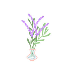 Naklejka na ściany i meble Floral vase, flower in jug