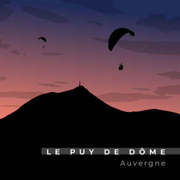 Le Puy de D&ocirc;me, Auvergne, France
