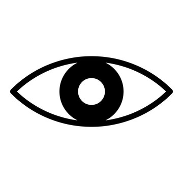 eye illustration design in hand drawn for icon