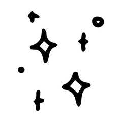 stars hand drawn illustration design