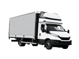 Truck on white background isolate