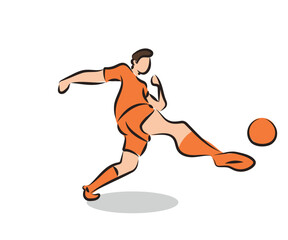 design doodle line art vector sport caracter