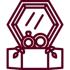 wedding rings icon