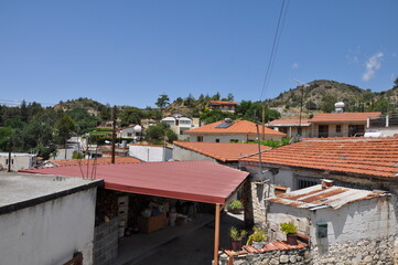 The beautiful village of Louvaras in the province of Limassol, in Cyprus
