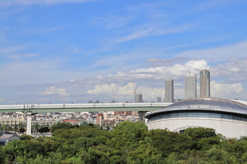 Fototapeta premium 大阪市港区の風景