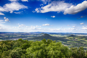 Anblich der berge in Ungarn