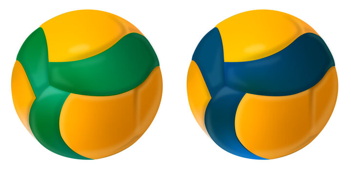 Mikasa v200w (Green & Blue)
Volleyball Ball (Vector Illustration/AI)