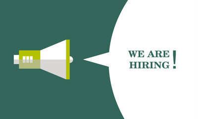 background for announcing job vacancies