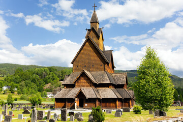 Fototapeta na wymiar The beautiful church in Norway