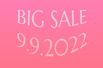 Big sale billboard picture date 9.9.2022