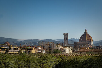 Fototapeta na wymiar Florence cityscape with Duomo Cathedral