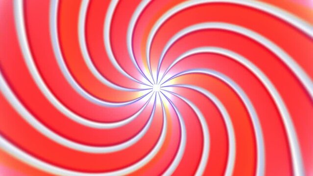 Red and yellow swirl glowing candy liquate animation.