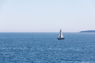 sailboat on the sea