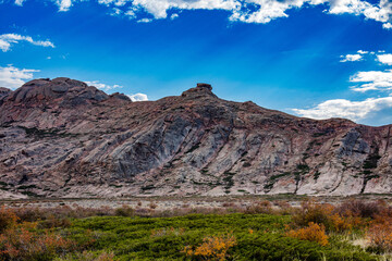 landscape with sky and clouds