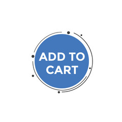 add to cart text web button. add to cart speech bubble label. Colorful web banner. vector illustration
