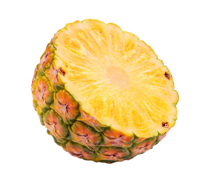red pineapple isolated