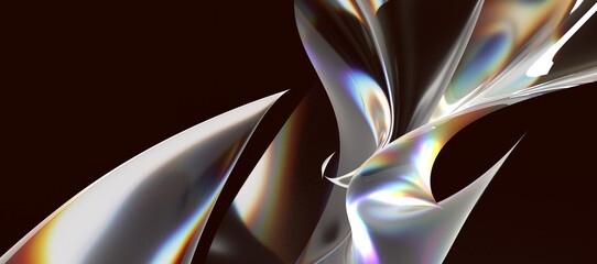 Abstract line fluid colors backgrounds. Trendy Vibrant Fluid Colors. 3d render