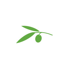Olive logo icon illustration. Olive icon vector. olive branch flat sign. olive solid pictogram. olive logo illustration. Vector illustration