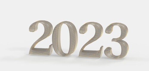 2023 text flyer design on graphic