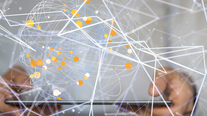 the 3d Global Network Of People.