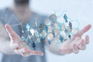 human social network and leadership as concept