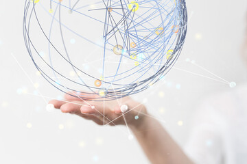 conference Digital Network and data concept 3d