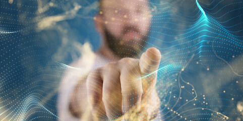 Global digital connections with technology