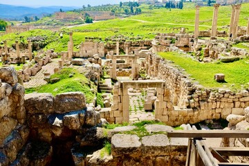 Wunderschöne Aufnahme von Jerash in Jordanien 