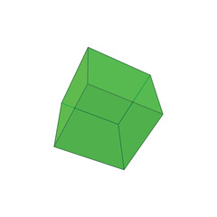 3D model of cube shape