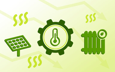 Heating consumption down