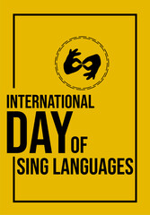 International day of Sign Languages