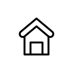 home, house icon logo design vector illustration high quality black style