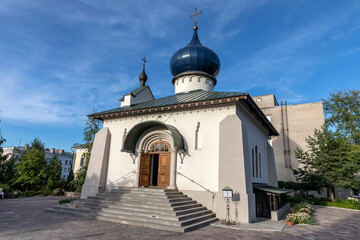 Fototapeta na wymiar Church of the Kazan Icon of the Mother of God. Perm