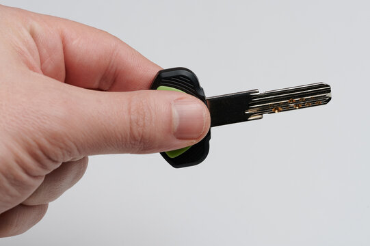 Programable door key in hand