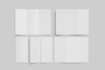 Trifold Brochure Mockup