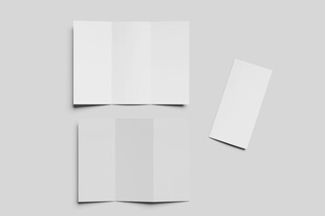 Trifold Brochure Mockup