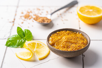 Fresh organic mustard