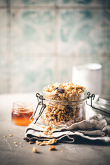 Delicious homemade granola