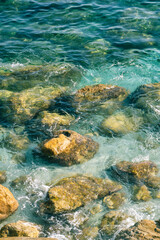 Turquoise Water Rocky Coast