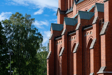 Part of a church in Sundsvall, Sweden