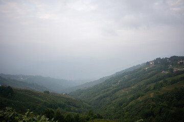 Obraz premium clouds over the mountains